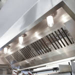 stainless steel canopy rangehood exhaust fan